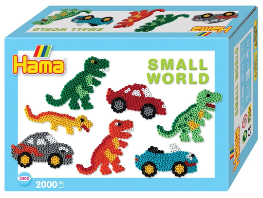 Hama Midi Lahjapakkaus Small World Dino Cars 2000 Kpl