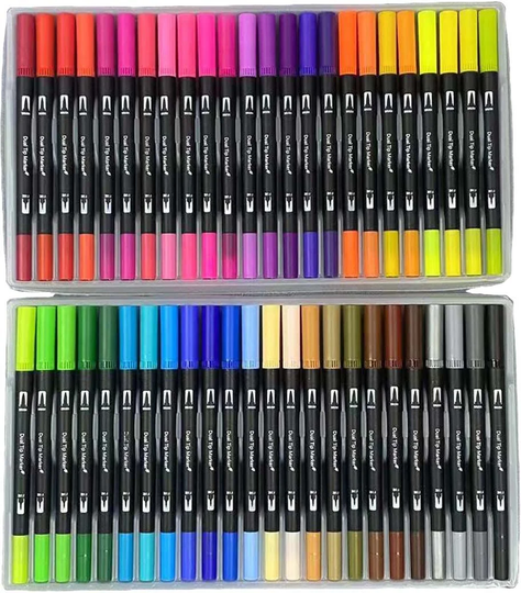 Fippla Kaksipuoliset Tussit 48-pack