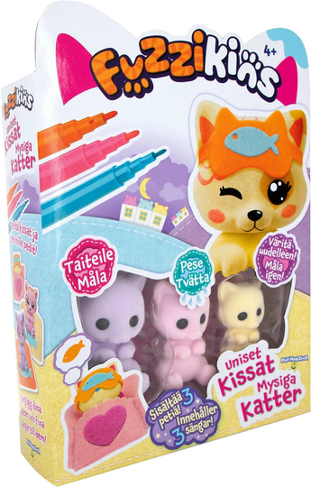 Fuzzikins Askartelusetti Uniset Kissat