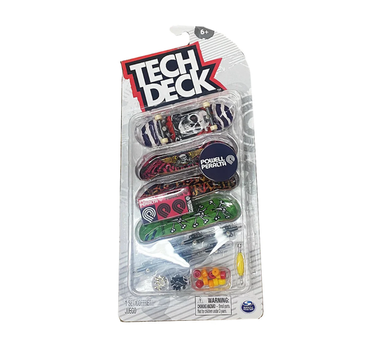 Tech Deck - Finger Skateboard 4 Pack - Powell Peralta