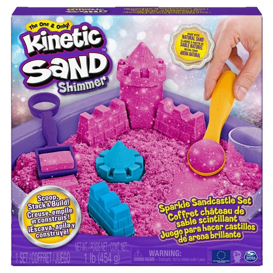 Kinetic Sand - Sparkle Sandcastle Set - Pink (6063520)