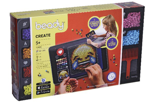 Beady - Create - 10,800 beads, 4 plates&1 scraper (390402)