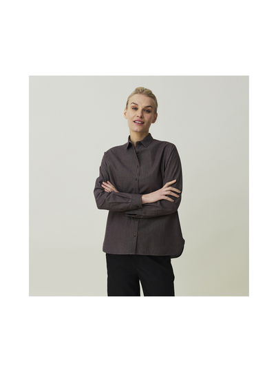 Sanna brown denim shirt