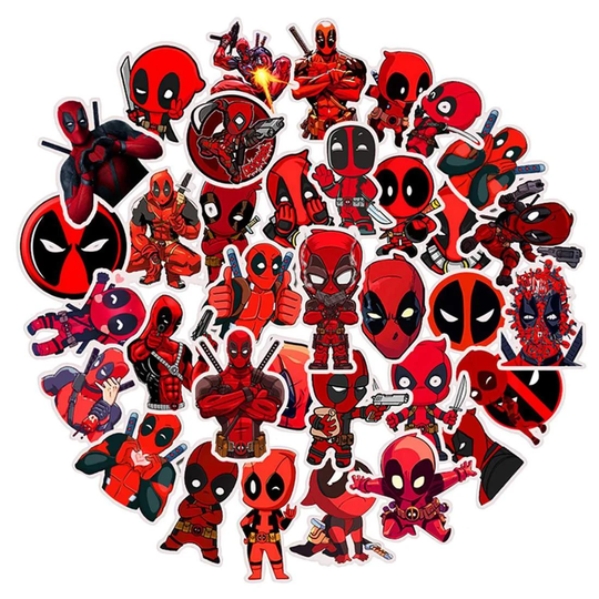 35x Tarrat ja Siirtokuvat - Deadpool