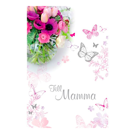 Onnittelukortti Till Mamma