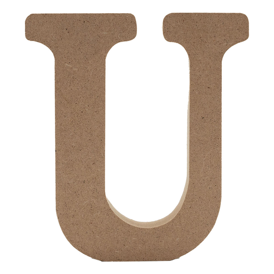Puukirjaimet - Kirjain U