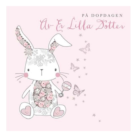 Kastekortti Av En Lilla Dotter