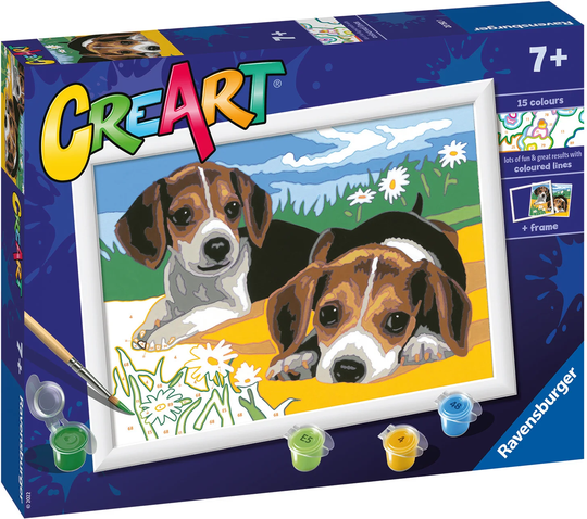 Ravensburger CreArt Maalaussetti Koiranpennut