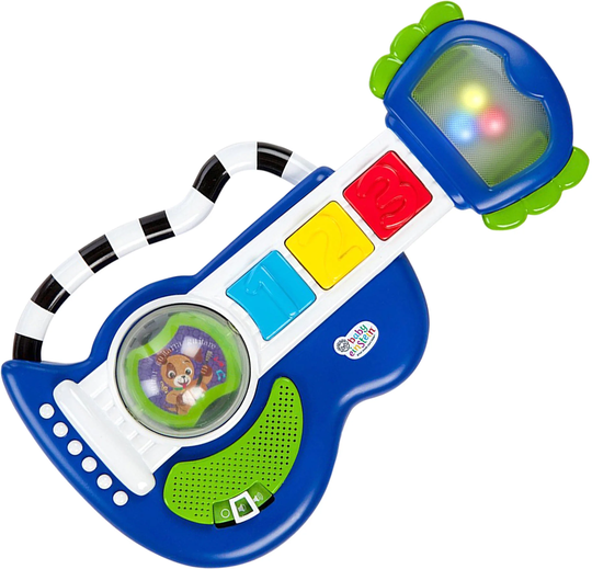 Baby Einstein Rock, Light & Roll Guitar Aktiviteettilelu, Sininen/Valkoinen