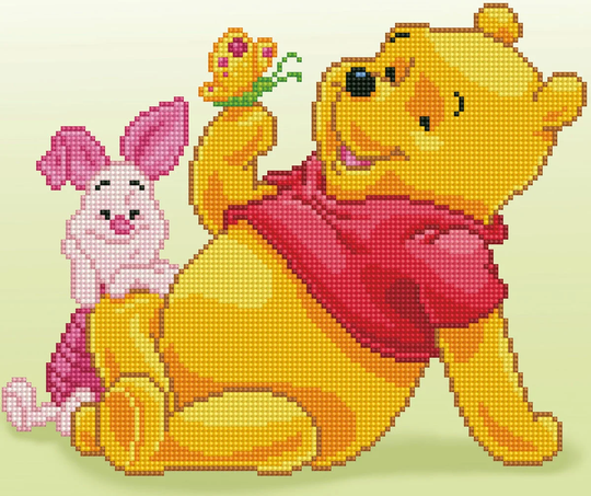 Diamond Dotz Disney Nalle Puh ja Nasu