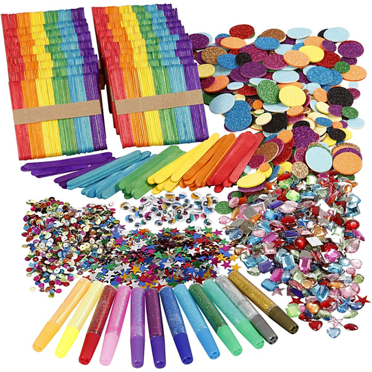 DIY Kit - Glitter&Wood Sticks Mega Set (97435)