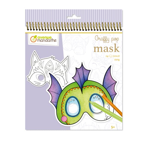 Avenue Mandarine - Graffy Pop Mask - Fantastic animal
