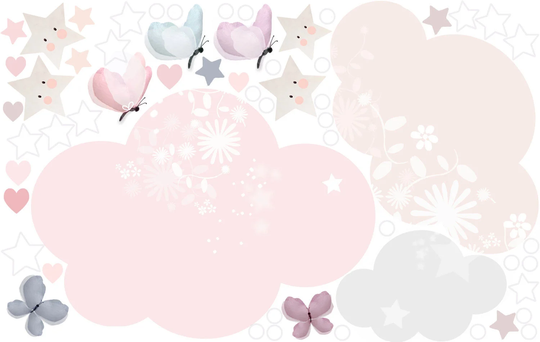 Schmooks Sisustustarrat Extra Sleepy Moon, Pink