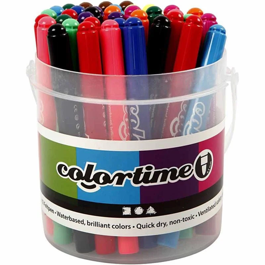 Colortime Kimallekynät Värilajitelma 12 Kpl