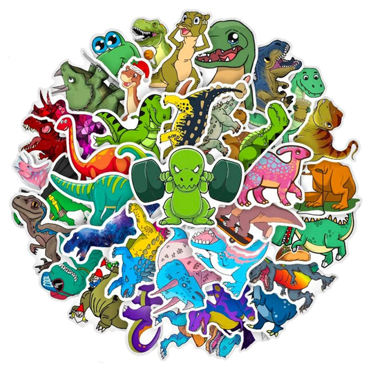 Pakkaus Tarroja - Dinosaurukset 2