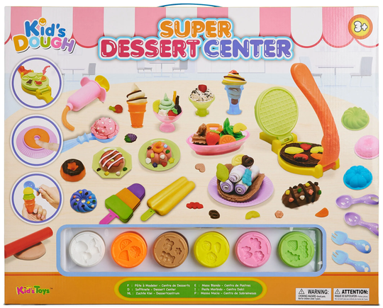 KidsDough Super Dessert Center Muovailuvaha, Monivärinen