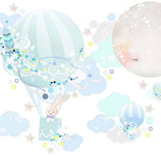 Schmooks Sisustustarrat Hot Air, Blue
