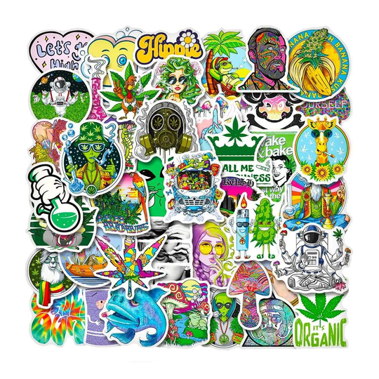 Pakkaus Tarroja - Weed
