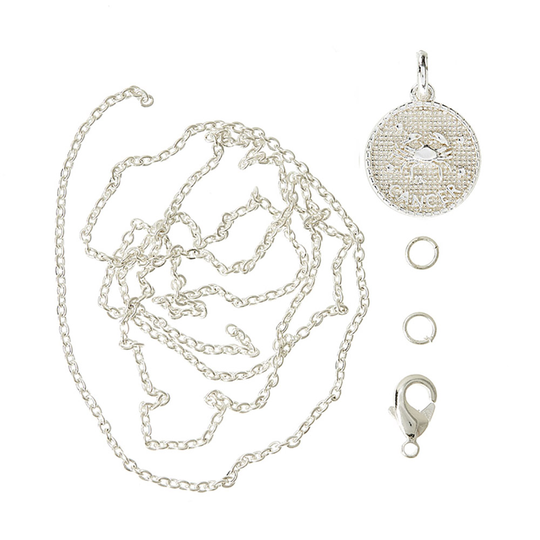 Me&My Box - Pendant Set - Zodiac - Cancer - 925S sterling silver plated (BOX226018)