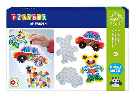 Playbox Helmisetti XL Auto + Nalle 600 Kpl