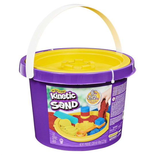 Kinetic Sand - 2,7 kg x 3 colour Bucket with tools (6058787)