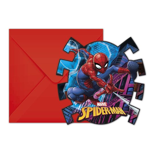 Kutsukortit Spider-Man - 6-pakkaus