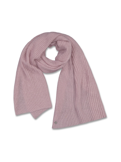 Miller ribbed scarf - frosty pink
