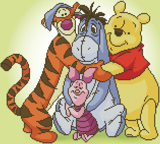 Diamond Dotz Disney Nalle Puh ja Kumppanit
