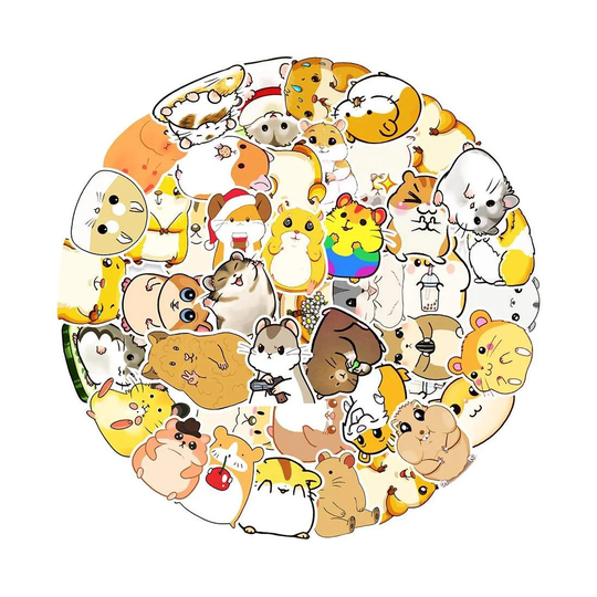 Pakkaus Tarroja - Hamsteri