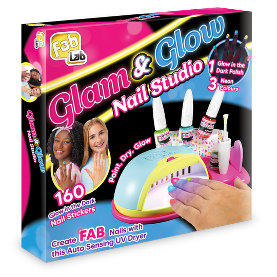 Fab lab - Glow in the dark Deluxe Nail studio - (30394)