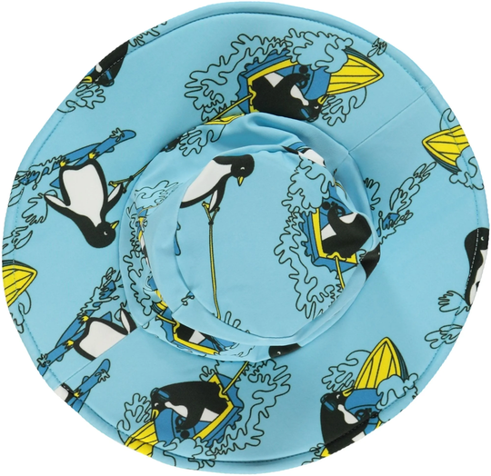 Småfolk Surf Penguin Aurinkohattu, Air Blue XS