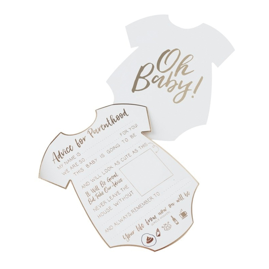 Baby Shower Kortti Advice For Parenthood - 10-pakkaus