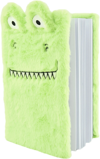 Robetoy Päiväkirja Fluffy Crocodile A5