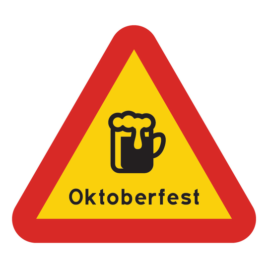 Varoituskyltti Oktoberfest