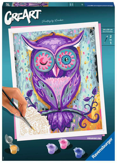 Ravensburger CreArt Dreaming Owl Maalaussetti