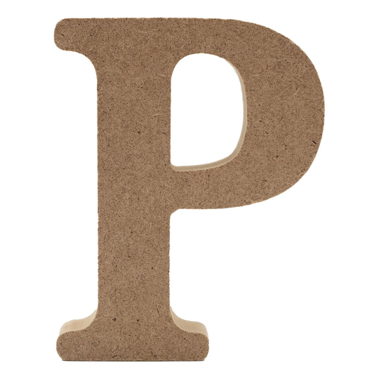 Puukirjaimet - Kirjain P