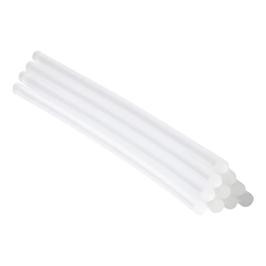 Liimapuikot Läpinäkyvät - 7 mm / 25 cm / 7-pakkaus