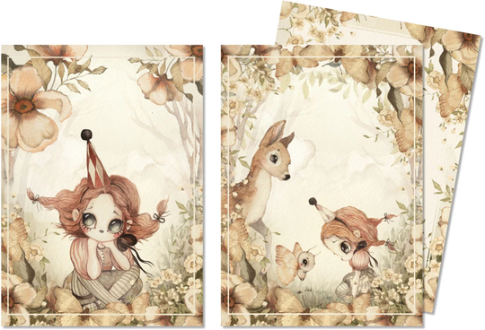 Mrs Mighetto Kortit 2-pack The Floral Glade 10x15