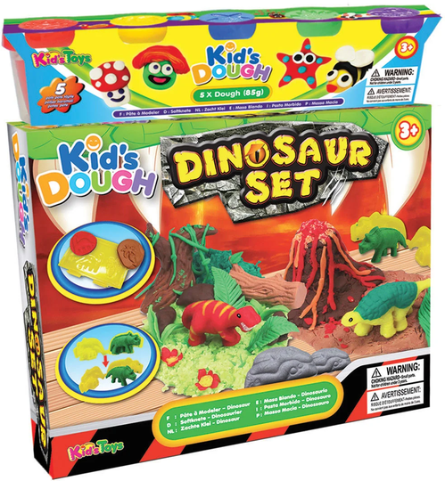 Kid's Dough Dinosaurus Muovailuvahasetti