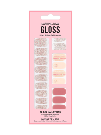 Gloss palette gel nail strips time to shine -geelikynsitarrat