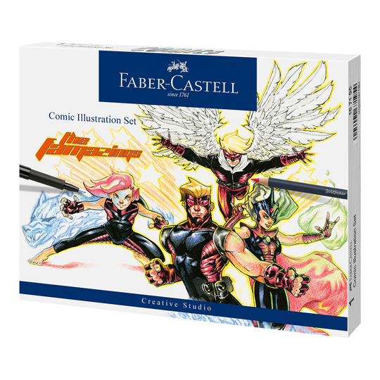 Faber-Castell - Comic Illustration set, 15 pieces (167195)