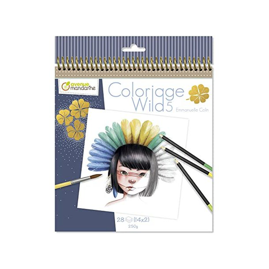 Avenu Mandarine - Emmanuelle Colin - Colouring book Wild 5