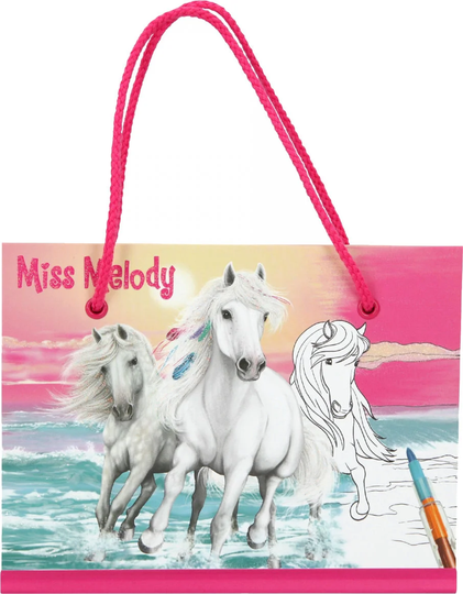 Miss Melody Värityskirja + Monivärinen Kynä