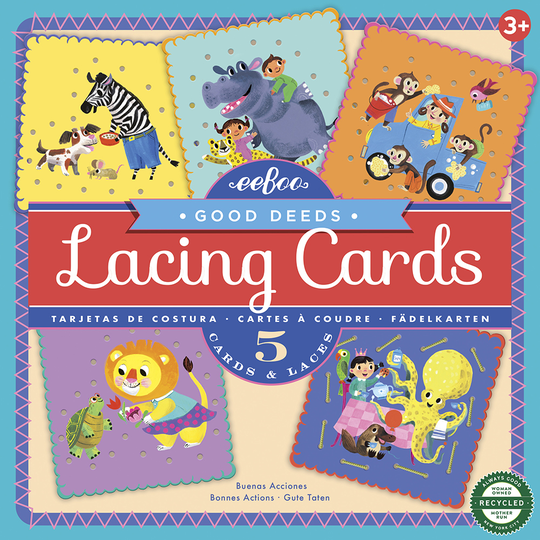 eeBoo - Lacing Cards - Good Deeds - (ELCGDD)