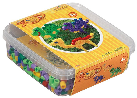 HAMA - Maxi Beads - 600 beads and 1 pegboard in box - Dinosaur (8742)