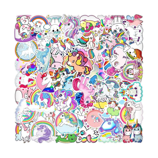 Pakkaus Tarroja - Unicorns