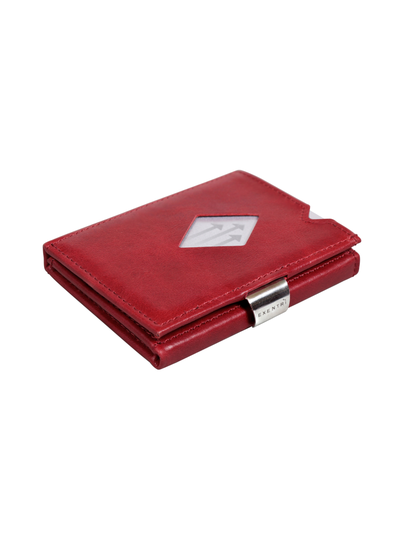 Nahkalompakko rich red