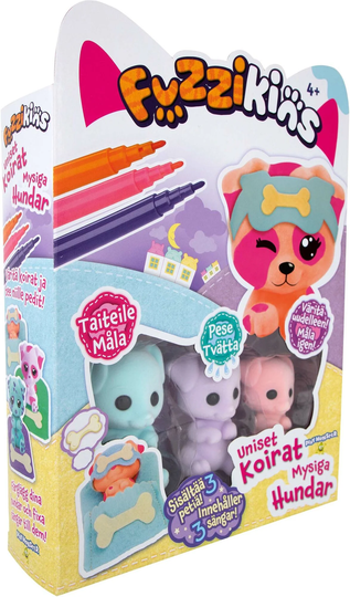 Fuzzikins Askartelusetti Uniset Koirat