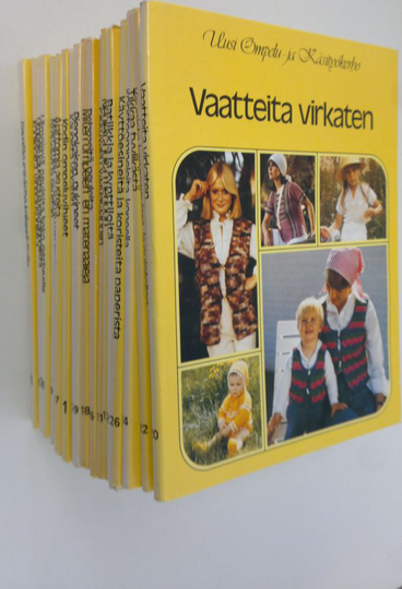 Uusi Ompelu- ja Käsityökerho 21 osaa : Kodin ompeluvihjeet ; Neuleita joka menoon ; Perusasut itse ommellen ; Kauniita neuleita kaikenikäisille ; ...