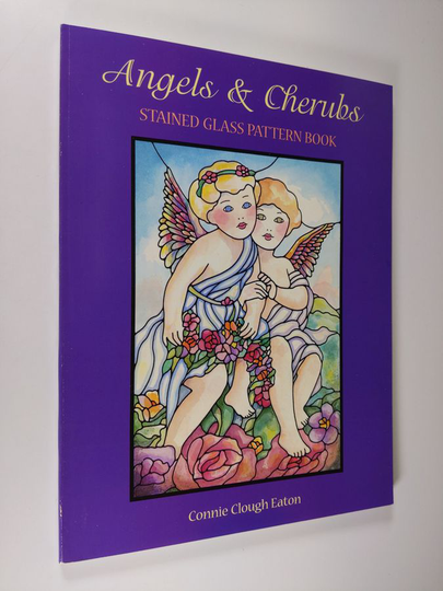 Connie Clough Eaton : Angels and Cherubs Stained Glass Pattern Book